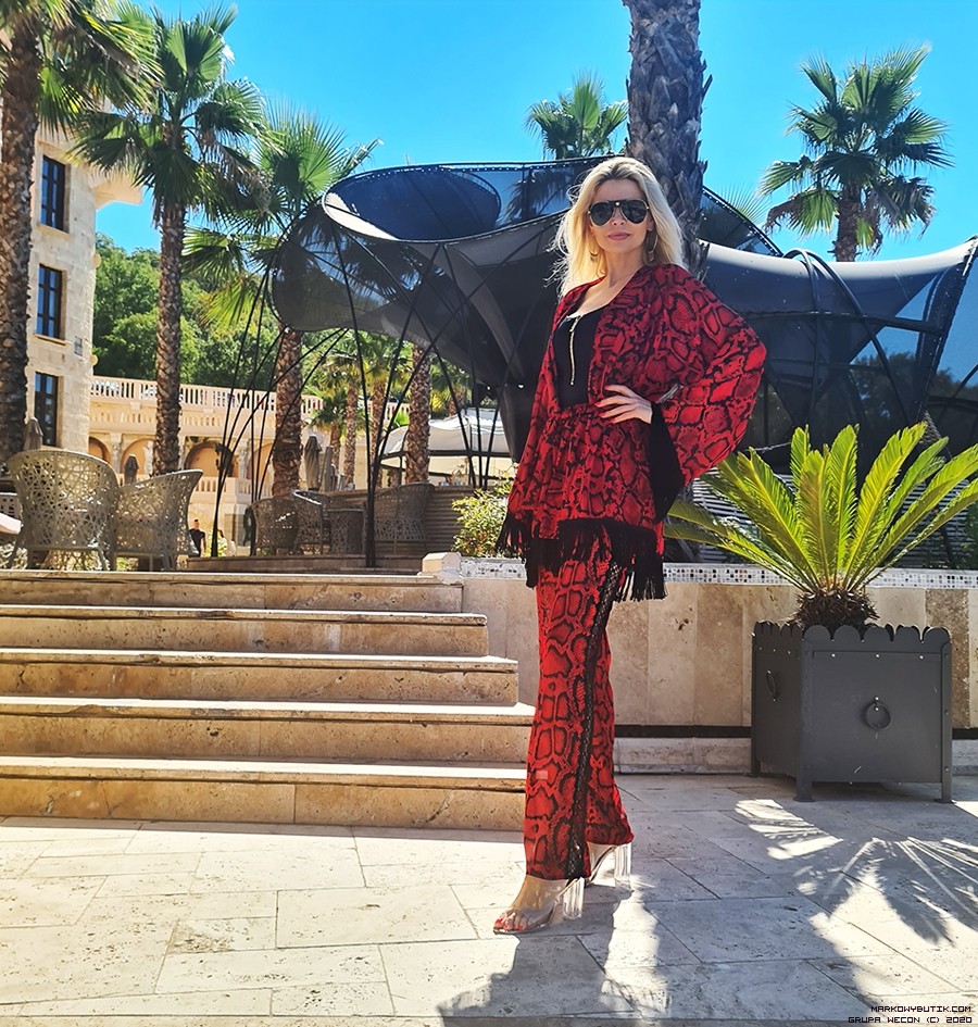 negativ tuniki elegancki delikatny transparentny elastyczne modelujace drapieznyprint dlugirekaw madeinpoland premiummoda zloto