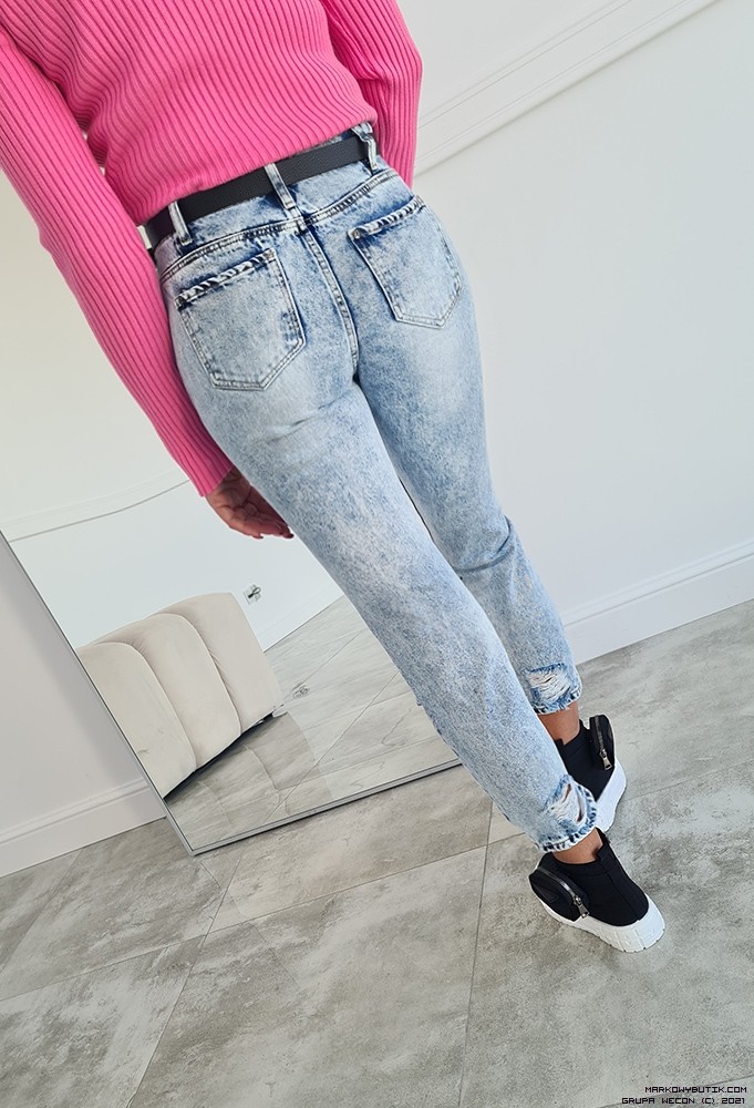 vitaalta spodnie jeans madeineu madeinitaly srebro
