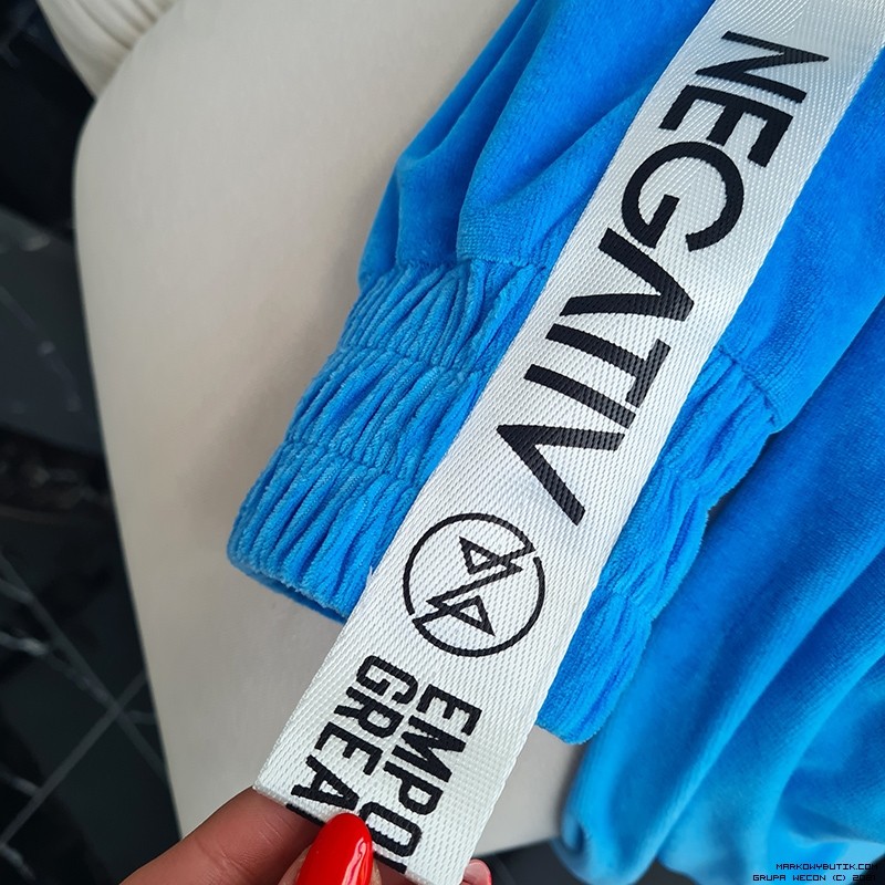 negativ sweatshirts bawelna swobodne napisy madeinpoland premiummoda nity zloto