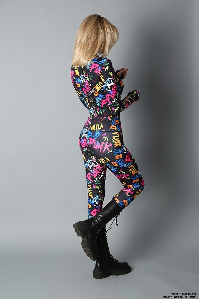negativ pants/trousers sportowy dopasowane napisy madeinpoland premiummoda drapieznyprint