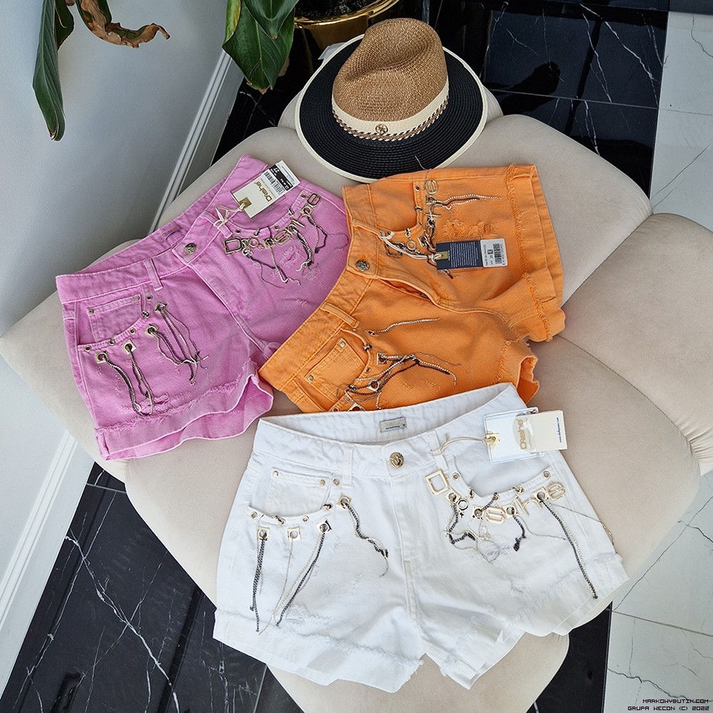 d-she szorty live jeans zdobienia madeineu
