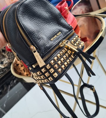  Plecak sesyjny Skóra 100% PREMIUM Nity MK skora nity zloto madeinitaly premiummoda