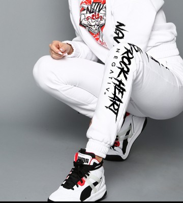  Dresowe z Modelującą Talią Rock Heart Guma bawelna swobodne napisy madeinpoland premiummoda nity zloto
