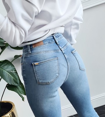  Jeansy Slimowane+ Mocno Elastyczne 100%... dopasowane jeans elastyczne vintage madeineu srebro zloto