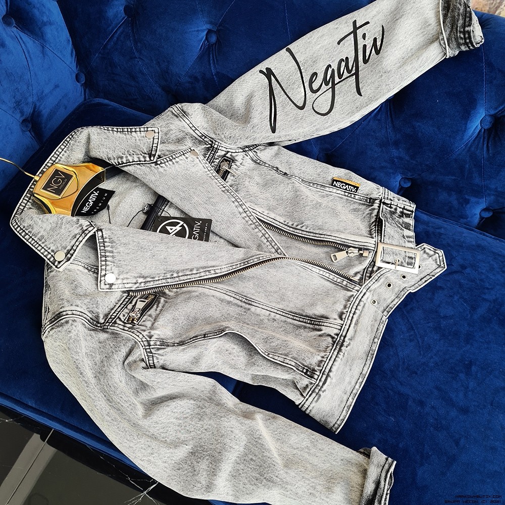 negativ kurtki jeans haft dekatyzowane dlugirekaw vintage madeinpoland premiummoda cekiny krysztaly zdobienia