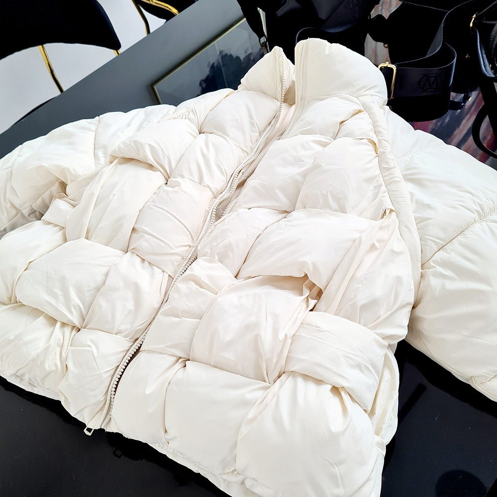 luxury brands куртки swobodne pikowane dlugirekaw stojka madeineu