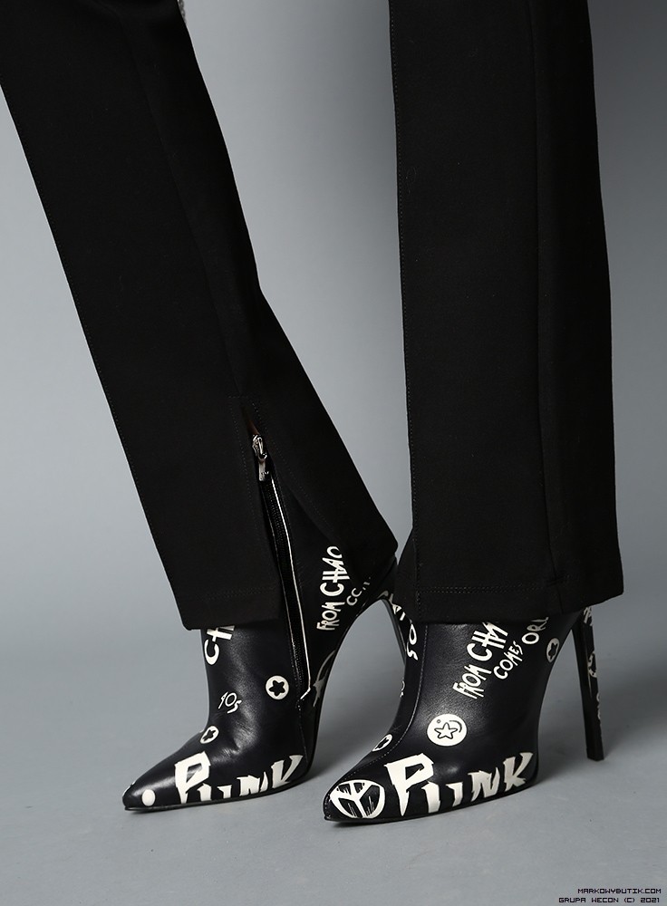 luxury brands kalhoty modelujace elegancki elastyczne rozkloszowana madeineu