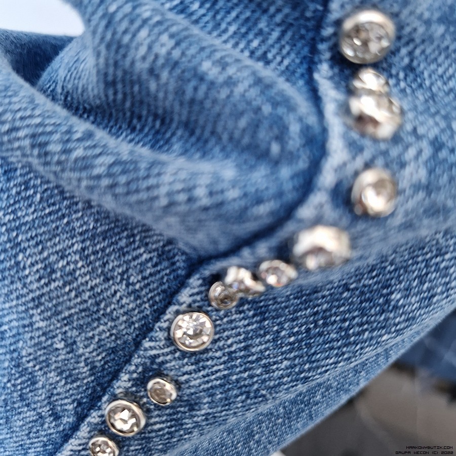 elisabetta zanardi брюки live madeineu zdobienia jeans krysztaly srebro