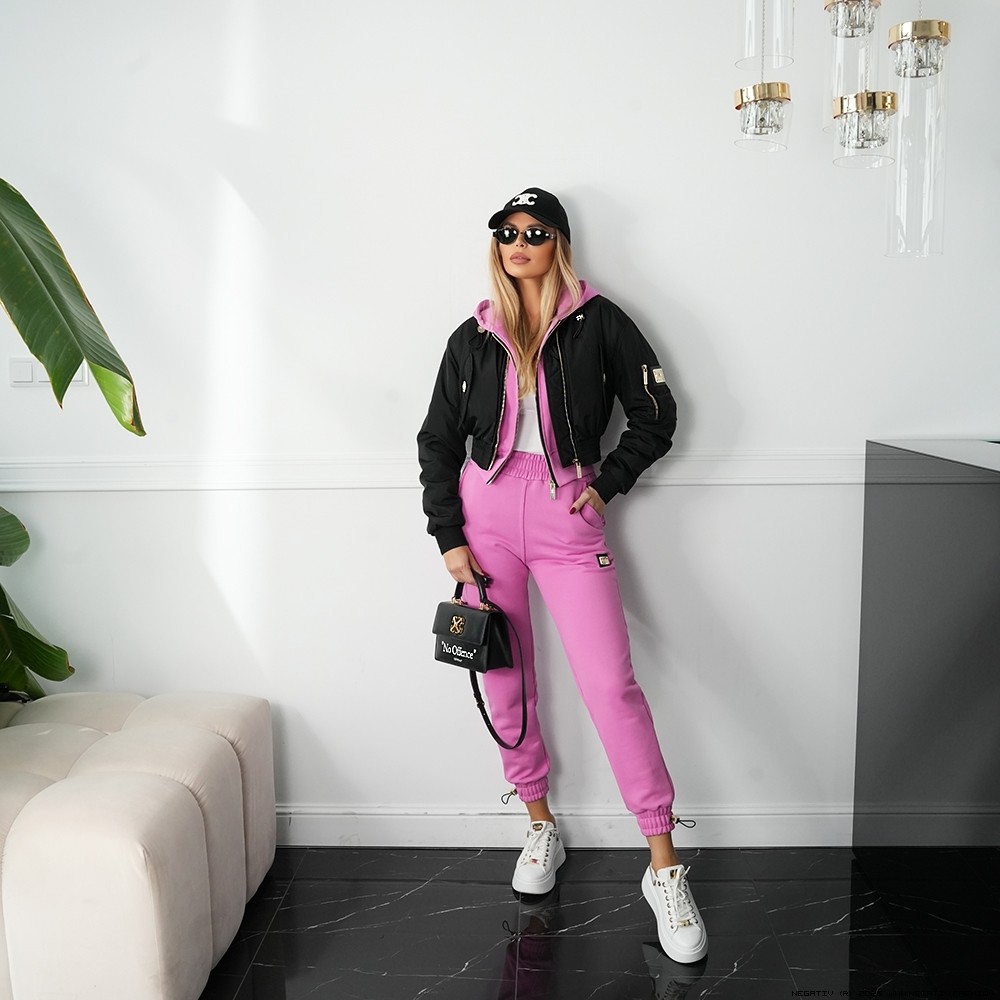 negativ bluzy swobodne bawelna kaptur zdobienia napisy madeinpoland premiummoda