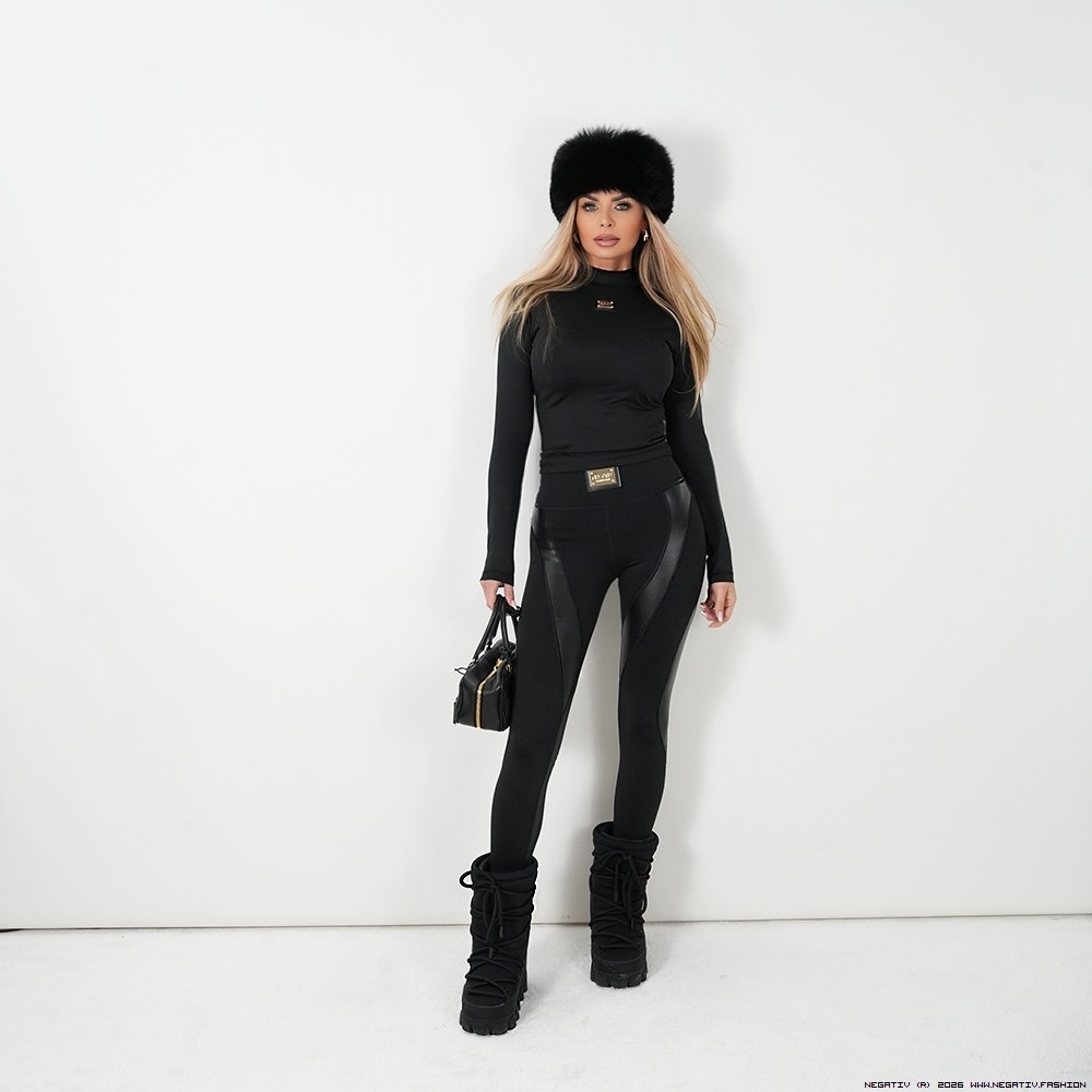 negativ bluzki dopasowane dzianina zdobienia suwaki madeinpoland premiummoda zloto