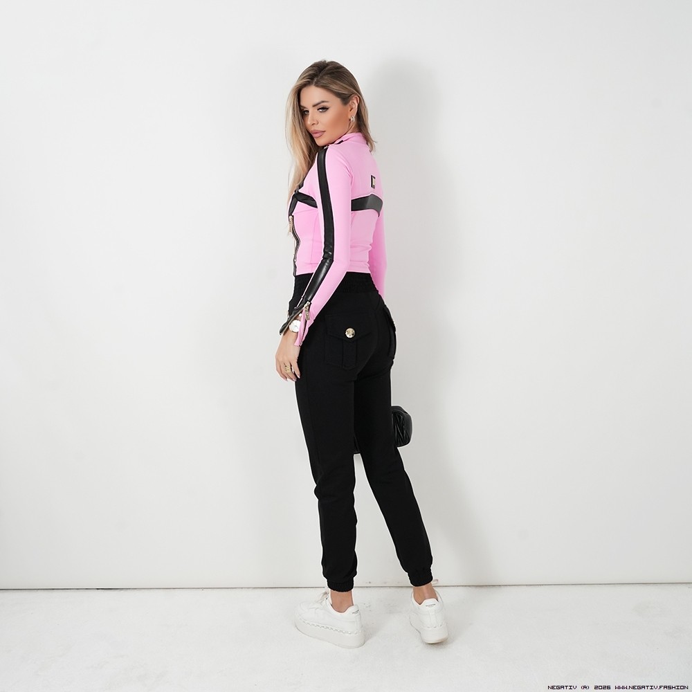 negativ блузки dopasowane dzianina zdobienia suwaki madeinpoland premiummoda zloto