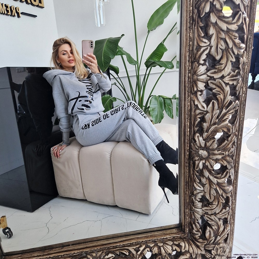 negativ sweatshirts swobodne bawelna kaptur zdobienia napisy madeinpoland premiummoda nity