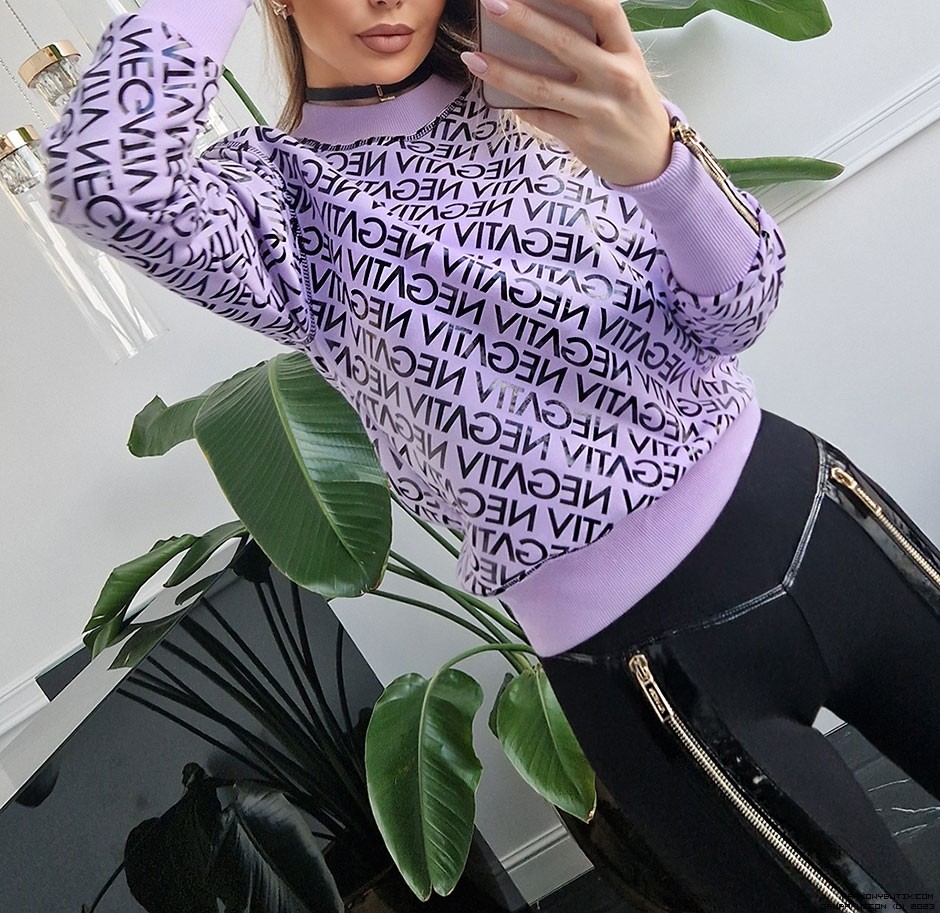 negativ sweatshirts swobodne bawelna kaptur zdobienia napisy madeinpoland premiummoda nity