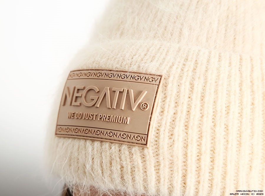 negativ caps/hats welna dopasowane kaszmir