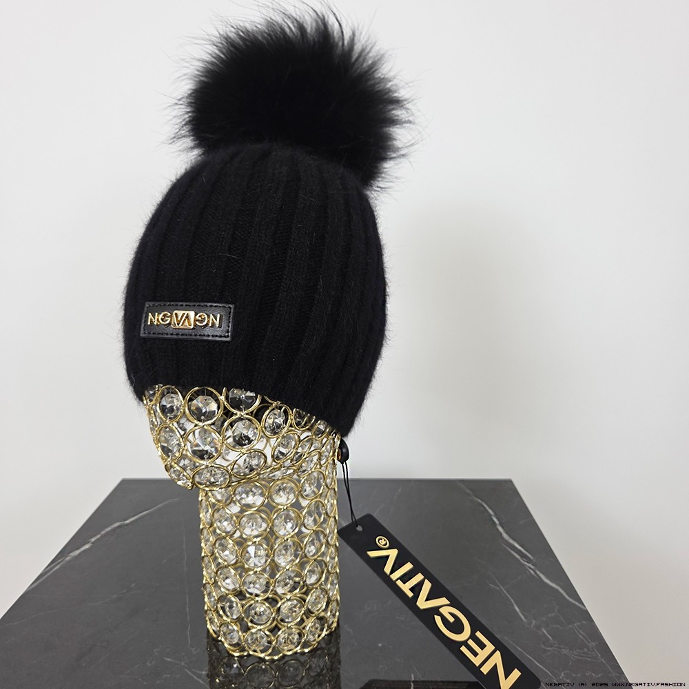 negativ caps/hats welna dopasowane kaszmir