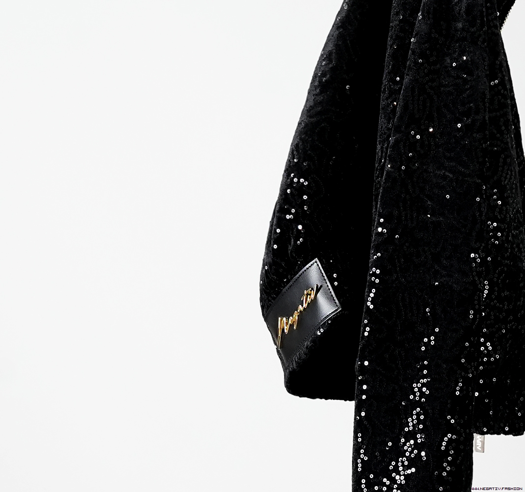 negativ spodnie swobodne bawelna kaptur zdobienia napisy madeinpoland premiummoda