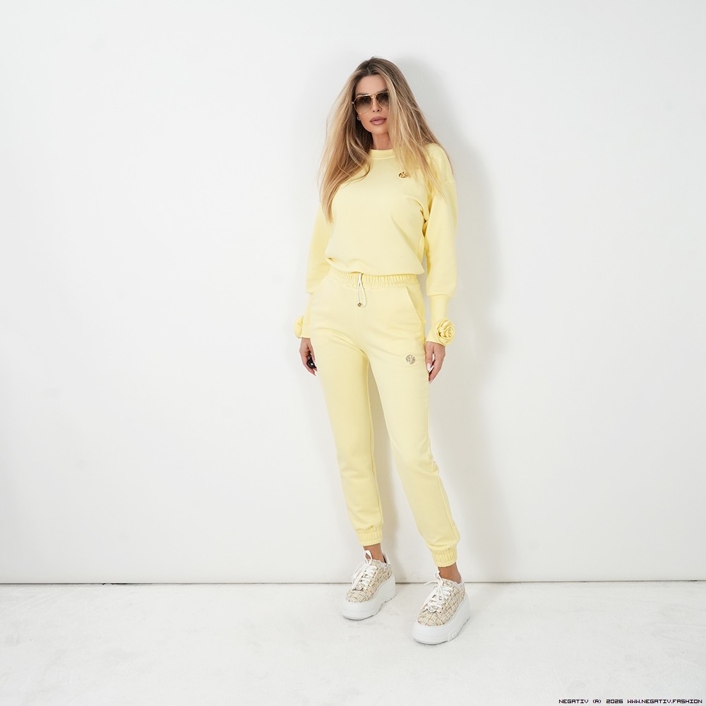 negativ spodnie swobodne bawelna kaptur zdobienia napisy madeinpoland premiummoda