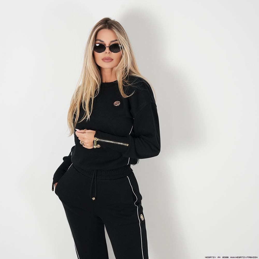 negativ sweatshirts swobodne bawelna kaptur zdobienia napisy madeinpoland premiummoda