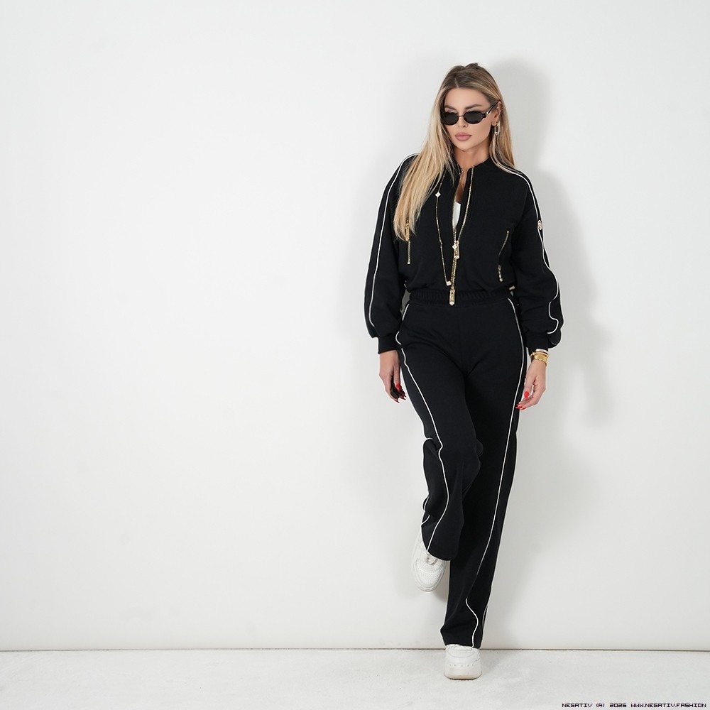 negativ spodnie swobodne bawelna kaptur zdobienia napisy madeinpoland premiummoda