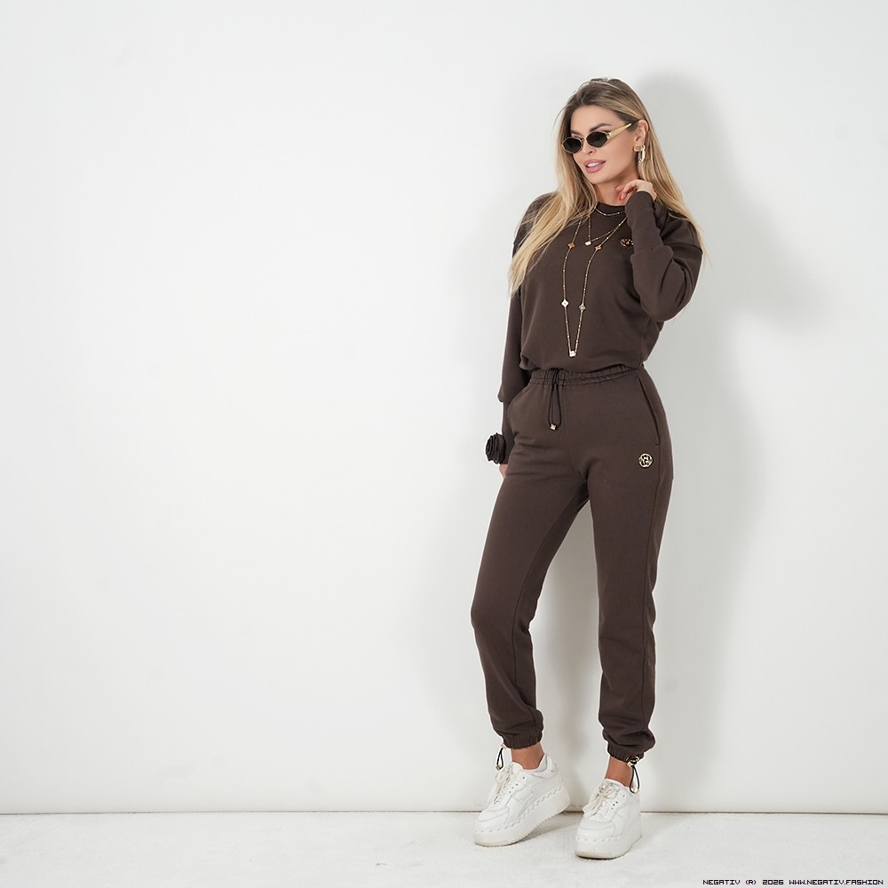 negativ spodnie swobodne bawelna kaptur zdobienia napisy madeinpoland premiummoda