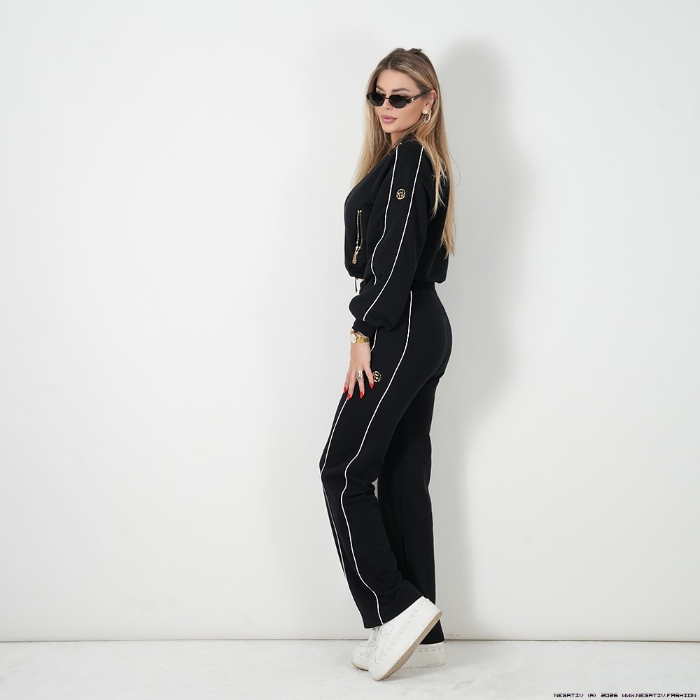 negativ spodnie swobodne bawelna kaptur zdobienia napisy madeinpoland premiummoda