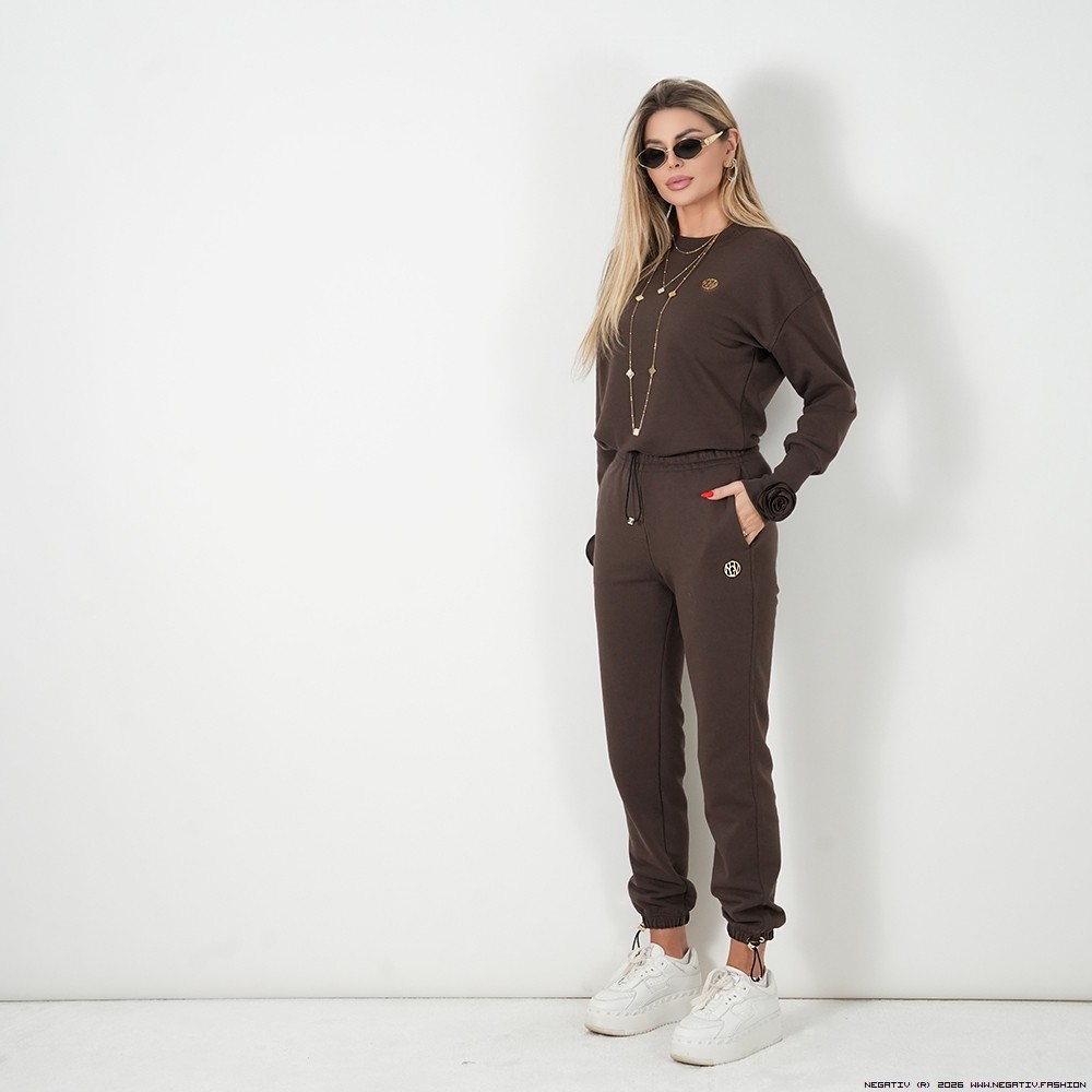 negativ spodnie swobodne bawelna kaptur zdobienia napisy madeinpoland premiummoda
