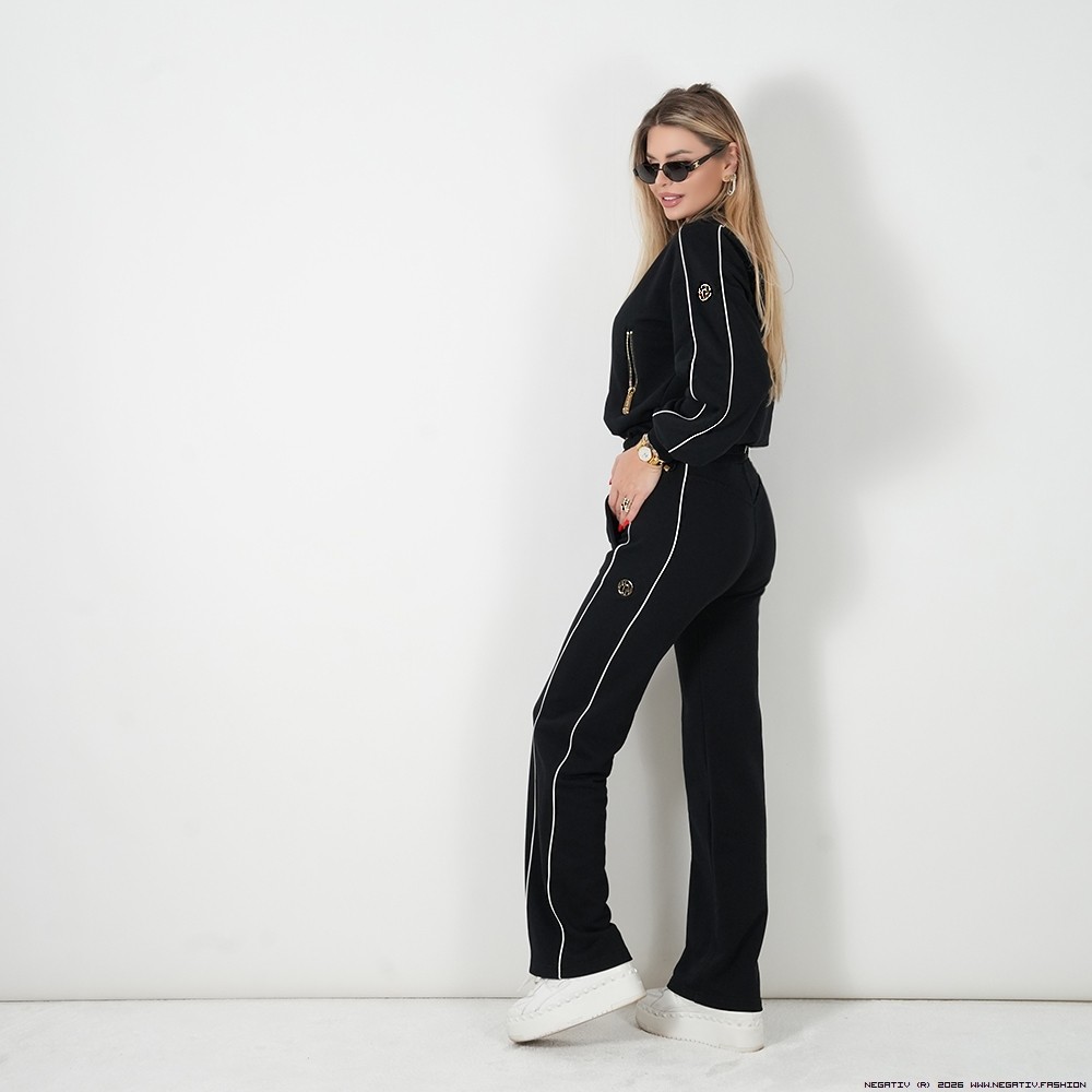 negativ spodnie swobodne bawelna kaptur zdobienia napisy madeinpoland premiummoda