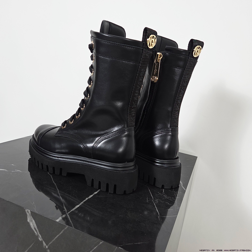 negativ buty dopasowane sznurowany zdobienia suwaki madeinpoland premiummoda zloto natskora