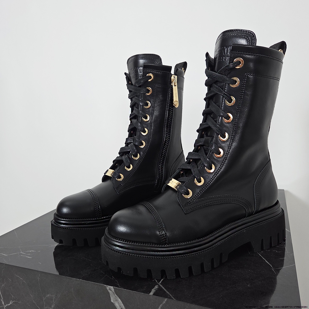 negativ buty dopasowane sznurowany zdobienia suwaki madeinpoland premiummoda zloto natskora