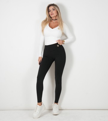 NEGATIV ** Legginsy ANTYCELLULIT NYX Karczek, Klasyk! nyx dopasowane blaszka madeinpoland lampasy wysokatalia modelujace zloto premiummoda